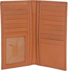 Élégant Léger Hommes Portefeuille En Cuir Véritable Durable De Haute Qualité Fabriqué En Usine Logo Personnalisé Conception Long 2025 Prix De Gros - Product Image 1