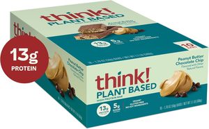piensa! Barras de Proteína Veganas a Base de Plantas - Sabor a Mantequilla de Maní y Chispas de Chocolate, Paquete de 10 - Product Image 5