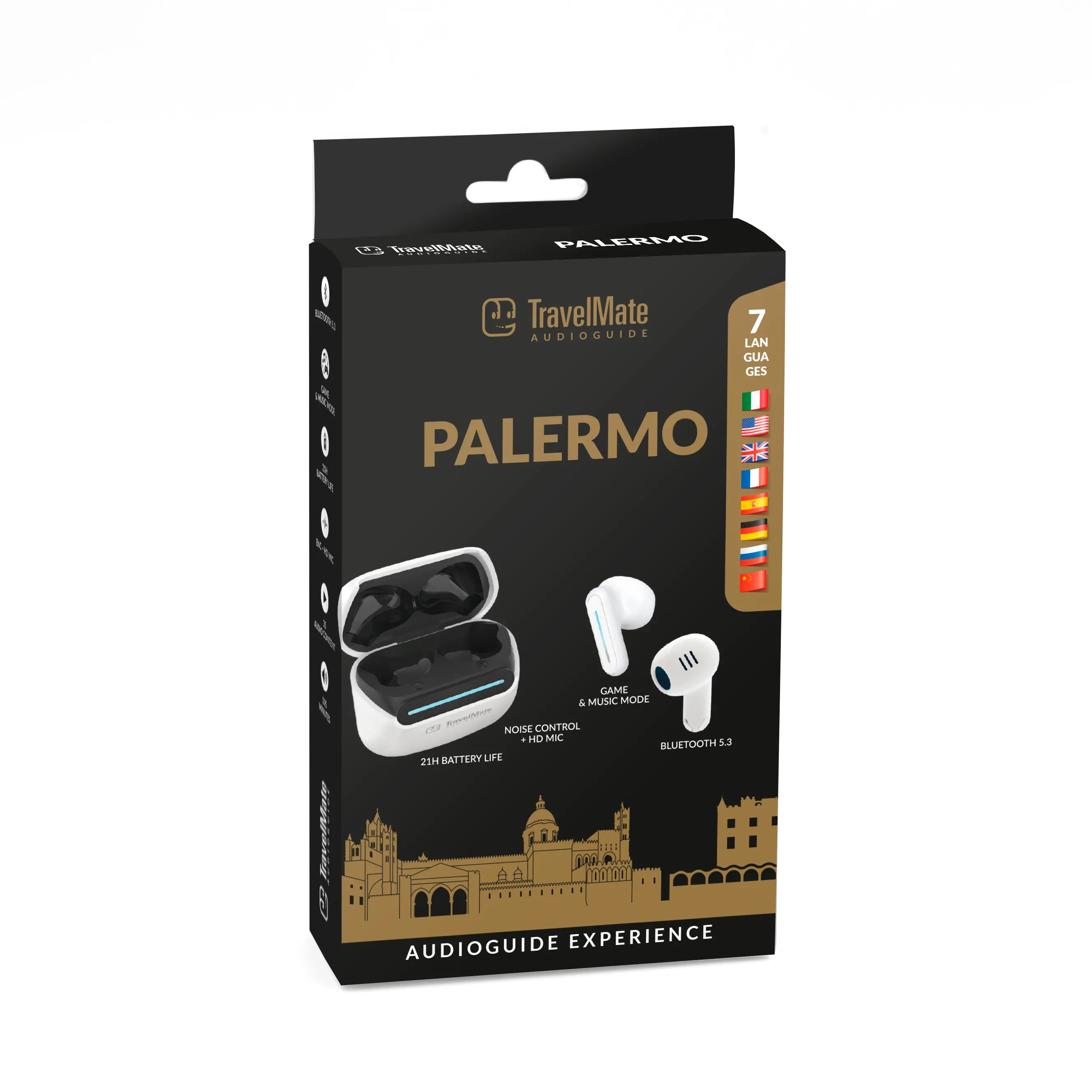 Top product Palermo City Exploration Devices Bluetooth Audio Guides for Concierge services companies