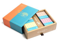 Dossiers d'emballage recyclables personnalisés avec pelliculage mat pour produits de beauté, soins de la peau, maquillage, crème pour les yeux, crème pour le visage, sérum, poudre libre, blush