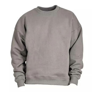 Pulls en tricot 100% coton surdimensionnés de style nouveau personnalisés pour hommes, logo brodé personnalisé - Product Image 5