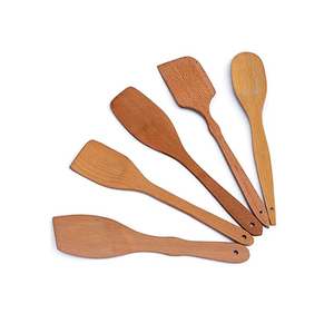 Wholesale Elegant Handicrafts <b>Wood</b> Spatula <b>Spoon</b> <b>Cooking</b> 4 Pieces & With Designer Handle Teak Utensils Set <b>Wood</b> Spatula - Product Image 6