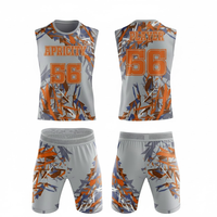 Uniforme de Fútbol Americano a la Bandera 7v7 Personalizado, Conjunto de Camiseta y Pantalones Cortos, Ropa Deportiva para Equipos, Tallas Grandes para Adultos, Secado Rápido, Proveedor OEM