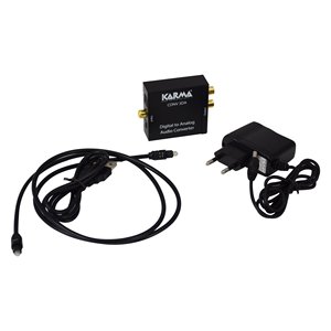 Convertidor de Audio Digital a Analógico CONV 3DA Negro con Conector para Auriculares, Divisor y Convertidor de Audio - Product Image 6