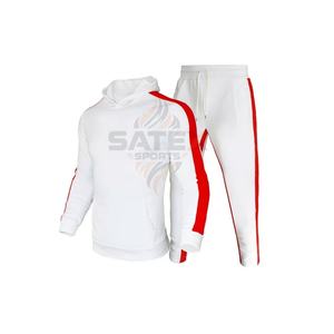 Ensemble de survêtement de sport d'hiver pour homme de haute qualité, grande taille, décontracté, 100 % coton - Product Image 1