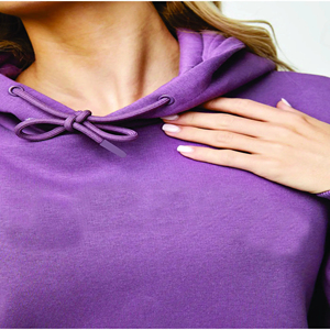 Conjunto de Sudadera con Capucha y Pantalones Deportivos Unisex de Cuello Alto con Cierre, 100% Algodón Transpirable y Antipilling, Talla Grande para Mujer - Product Image 6