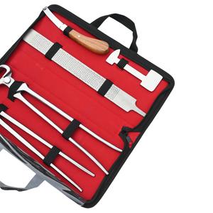 Kit de Herramientas para Herrador, Cortaúñas para Cascos, Recortador de Cascos de Caballos con Exceso de Crecimiento, Pinza para Clavos, Lima, Cuchillo para Cascos, Lima de Doble Hoja - Product Image 4