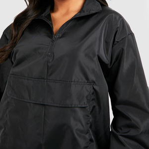 Chaqueta cortavientos a prueba de agua para exteriores, chaquetas cortavientos impermeables con logotipo personalizado, chaquetas de talla grande para hombre y mujer - Product Image 3