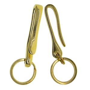 Fabricant de porte-clés en laiton de nom personnalisé de fournisseur en vrac (finition dorée - Product Image 3