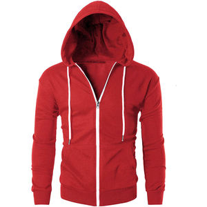 Nouveaux sweats à capuche zippés personnalisés en polaire unie vierge sweat à capuche zippé coupe carrée sweats à capuche de haute qualité pour hommes toutes les tailles - Product Image 1