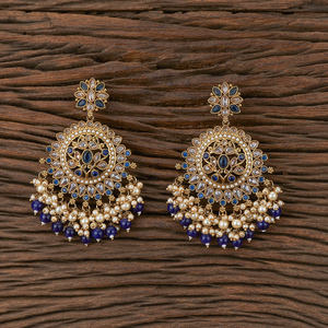 คอลเลกชันที่สวยงามและพิเศษของการออกแบบที่ไร้ที่ติ217198ตุ้มหูโบราณโมติแบบยาว - Product Image 2