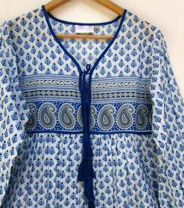 Robe longue féerique d'été pour femmes Indienne Belle Bohème Art Soie Maxi Summer Full Sleeve Beach Mini Maxi Dresses articles - Product Image 4