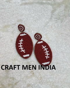 2024 New Latest Design Handmade Stud <b>Earrings</b> for Women Colored Beads with Pearl Diamond Classic <b>Tassel</b> Pattern Parties Evenings - Product Image 4