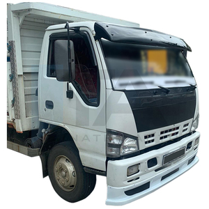 แผ่นบังแดดกันลมสำหรับรถบรรทุก NKR Low Truck ปี 2006-2009 คุณภาพสูง ทนทาน สีดำ ผลิตจากพลาสติก ABS - Product Image 4