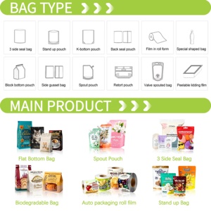 Sacchetti in Plastica PE Personalizzati per Confezionamento di Pollo, <span class=keywords><strong>Gamberetti</strong></span>, Verdure, Alimenti Surgelati, Patatine Fritte, Chips di Patate, <span class=keywords><strong>Gamberetti</strong></span> Congelati - Product Image 5