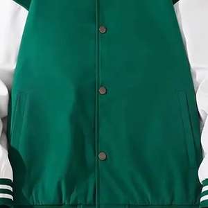 แจ็คเก็ตบอมเบอร์ผู้ชายแบบมีโลโก้สั่งทำ |   เสื้อแจ็คเก็ตฤดูหนาวคุณภาพสูง ผลิตจากผ้าไหมแท้ 100% กันน้ำ เป็นมิตรกับสิ่งแวดล้อม พร้อมปก แขนเสื้อ และชายเสื้อแบบริบ - Product Image 4