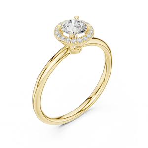 Bague de fiançailles unisexe durable et ajustable, finition plaquée or jaune 10 carats, idéale pour les promesses, les anniversaires et le quotidien - Product Image 2