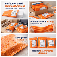 Enveloppes en polyéthylène personnalisées pour vêtements, sacs d'emballage imperméables, enveloppes d'expédition écologiques avec marquage personnalisé pour les vêtements