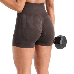 Shorts Scrunch Booty Confortables, Respirants et Écologiques en Tissu Extensible Doux à Taille Haute pour la Gym, l'Entraînement et le Fitness Quotidien - Product Image 2