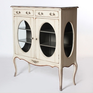 Gabinete de madera de caoba Vintage clásico, tirador de cristal, madera maciza tradicional para sala de estar de Hotel, muebles de apartamento, gran oferta No - Product Image 2