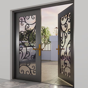 Portes en fer forgé sur mesure, portes de sécurité et portes de garage conçues pour les maisons avec un style élégant, une résistance et une longue durée de vie - Product Image 6