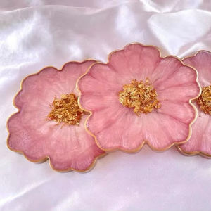 Posavasos de resina con forma de flor de alta calidad a un precio razonable utilizado en la cocina de la mejor calidad - Product Image 1