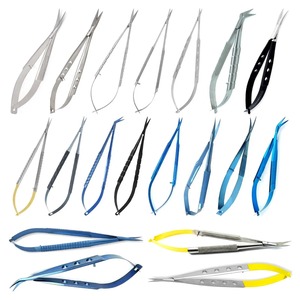 Castroviejo-Micro Tijera con Mango Recubierto de Titanio Negro Jet, Instrumento Quirúrgico Dental, Autoclavable, 16cm,18cm, 20cm - Product Image 6