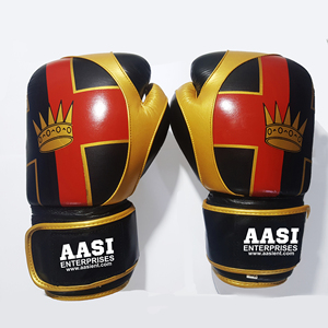 ถุงมือนวมหนังแท้พิมพ์ลายสำหรับเล่นคิกบ็อกซิ่งแบบพิเศษสำหรับคลับ - Product Image 1