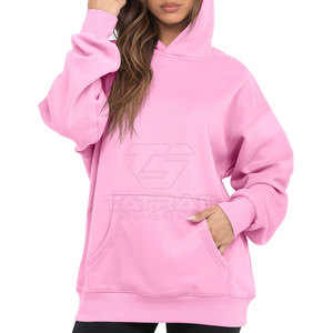 Sudaderas Extra Grandes de Moda para Mujer, 100% Algodón, Ropa de Calle, para Invierno, Uso en Exteriores, Resistentes al Viento y Transpirables, con Logotipo Frontal Personalizable - Product Image 4