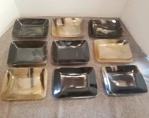 Nouveau plateau de fruits secs décoratif en corne de buffle mini fait à la main et vente directe d'usine OEM - Product Image 4