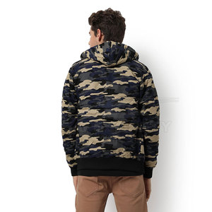 Chaqueta táctica de diseño personalizado para hombre, abrigos impermeables de camuflaje Softshell para exteriores de invierno con cuello levantado, Camuflaje sublimado - Product Image 4