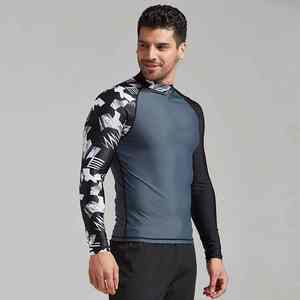 Camiseta Deportiva para Hombre, de Secado Rápido, Ajustada, para Fisicoculturismo, de Poliéster, Camisetas de Fitness para Hombre, Camisetas de Gimnasio para Hombre - Product Image 3