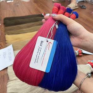 ¡Gran Oferta 2025! Extensiones de Cabello Natural Vietnamita Remy al Por Mayor de la Más Alta Calidad, Todos los Colores, Ondulado de Larga Duración - Product Image 1