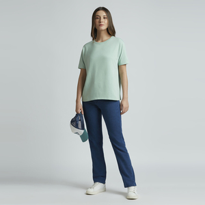 Tops cortos de Fitness transpirables de manga corta, ropa de gimnasio barata, camiseta de Yoga deportiva para mujer, ropa de Fitness, camiseta gráfica para mujer - Product Image 5