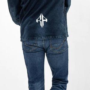 Nuevo Chándal Personalizado con Servicio OEM/ODM, 100% Algodón de Alta Calidad para Hombre, Cuello Alto, Estilo Denim para Invierno - Product Image 6