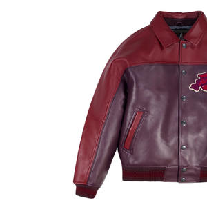 Meilleur prix Veste en cuir pour femme Avirex Veste d'hiver haut de gamme Véritable cuir Coupe-vent Imperméable Toutes les tailles disponibles - Product Image 3