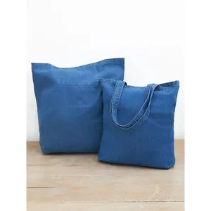 Borsa Tote in Denim Organico, Articolo Promozionale Sostenibile - Product Image 3