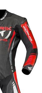Hombres una pieza Berik 1,3mm cuero motocicleta traje CE blindado carreras a prueba de viento chaqueta pantalones pista montar moto equipo personalizado - Product Image 2