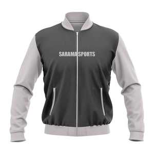 Chaqueta Universitaria de Marca Privada con Parches Personalizados, Chaquetas Universitarias de Satén al por Mayor para Hombre y Mujer - Product Image 1