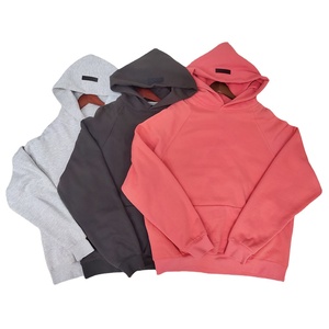 Moda Loose Fit Men Pullover Hoodies Calidad superior 100% Algodón Estilo gráfico de moda para Streetwear Uso al aire libre Sudaderas con capucha personalizadas - Product Image 1