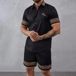 2025 nueva tendencia de negocios para hombres, conjunto deportivo informal de 2 piezas, moda Simple, lana transpirable de la costa oeste para invierno, para primavera y otoño - Product Image 4