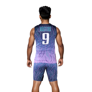 Uniforme de football américain sublimé sur mesure pour équipe, avec nom et numéro du joueur, en tissu polyester/spandex, grande taille, ajusté, OEM - Product Image 3