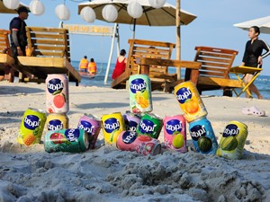 Tropi thương hiệu nóng bán 80 quốc gia 330ml có thể nhiệt đới nước ép trái cây puree cam dứa hương vị đóng gói chai thành phần - Product Image 4