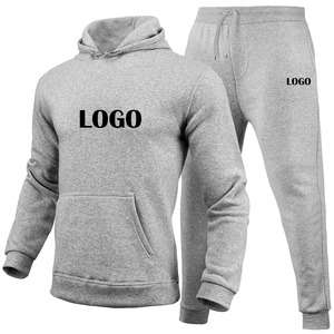 Chándal deportivo con capucha de calidad personalizada para hombre, conjunto pesado de invierno y otoño, ropa deportiva con logotipo personalizado para hombre - Product Image 5