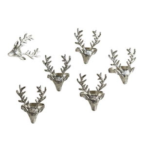 Juego de 6 Anillos para Servilletas de Madera Natural Hechos a Mano, Porta Servilletas Ovalados de Madera Tallada para una Decoración Elegante de Mesa de Comedor, Precio Accesible - Product Image 6