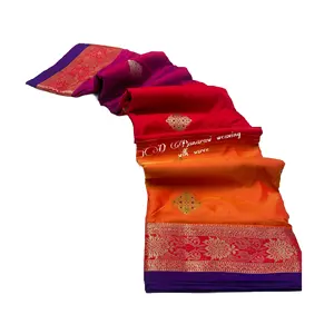Banarasi Saree With Silk Blouse Piece