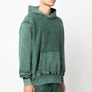 Sweat-shirts à capuche en molleton français 100% coton de haute qualité pour hommes, personnalisés, lavés, pour l'hiver, qualité supérieure, fabricant - Product Image 2