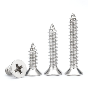 Tornillo Autorroscante de Cabeza Torx de Acero de Titanio Grado A2-70, M2-M6, de Seguridad, Avellanado, Longitud de 10 mm - Product Image 1