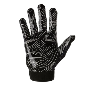 Gants de football américain à fort impact avec paume à adhérence collante et matériau en spandex flexible pour un meilleur contrôle - Product Image 3