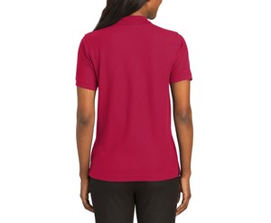 T-shirt polo respirant demi-manches pour femmes T-shirt polo sur mesure de haute qualité avec tarif bon marché - Product Image 2